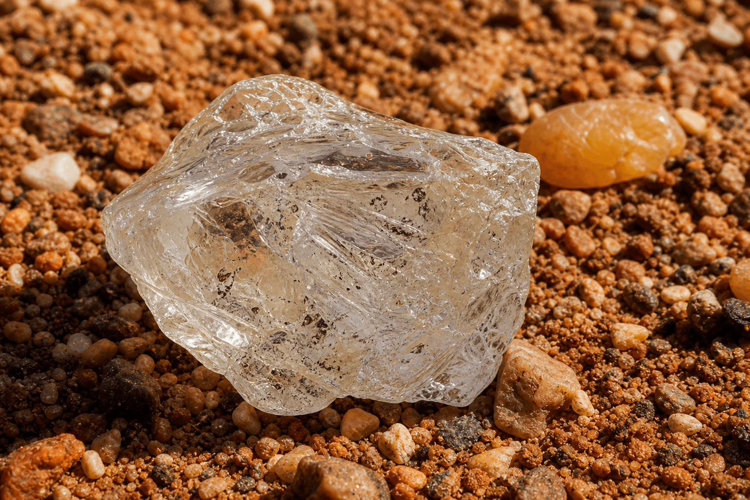 Namibia. Rough Diamond Stones