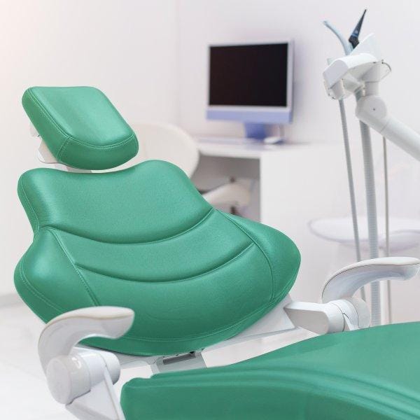 Medical seating finished with PVC leather