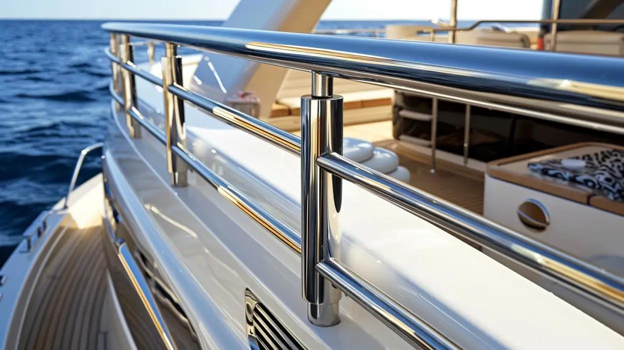 Marine fittings made from stainless steel rod
