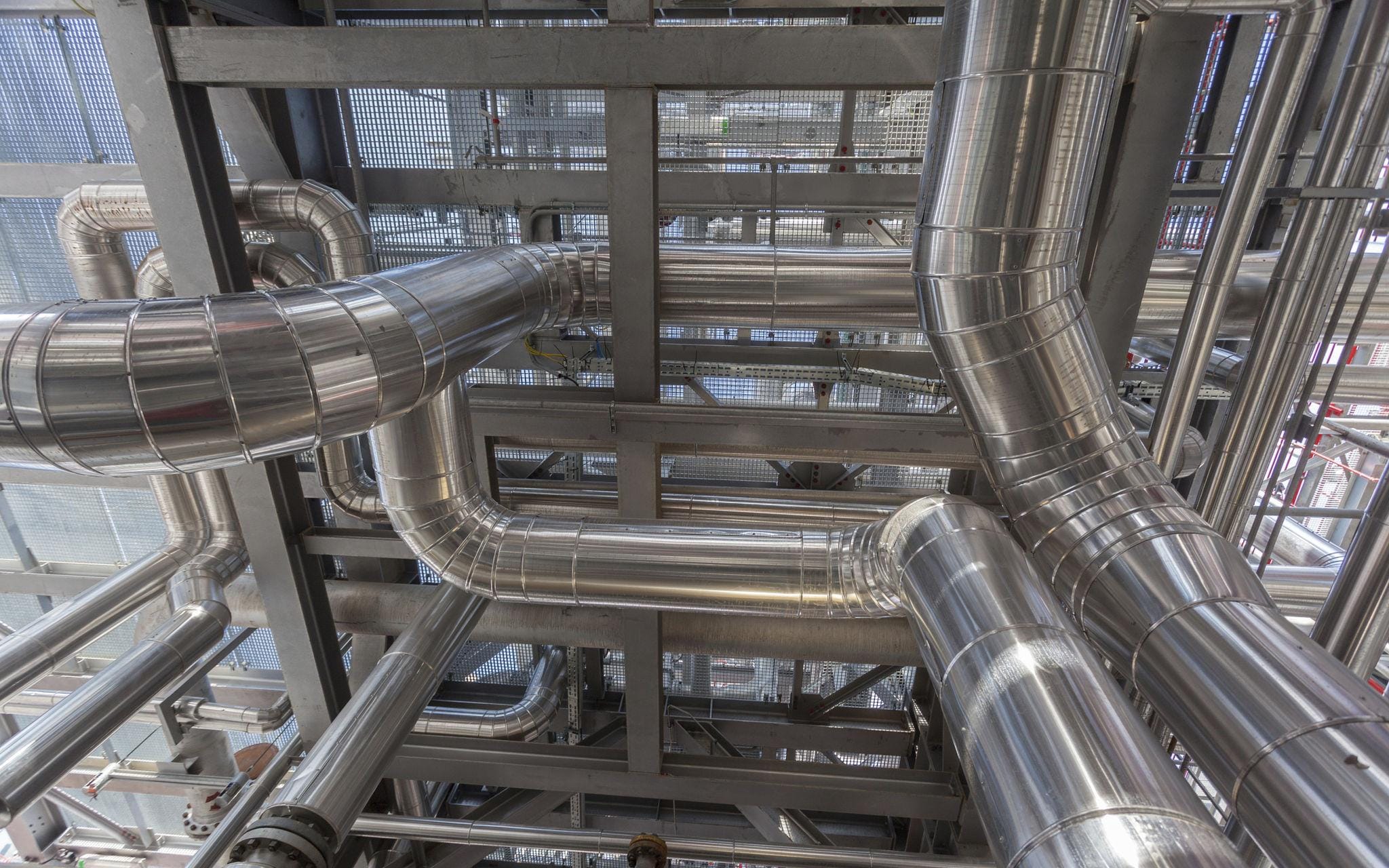 Oil and gas piping using stainless steel tube