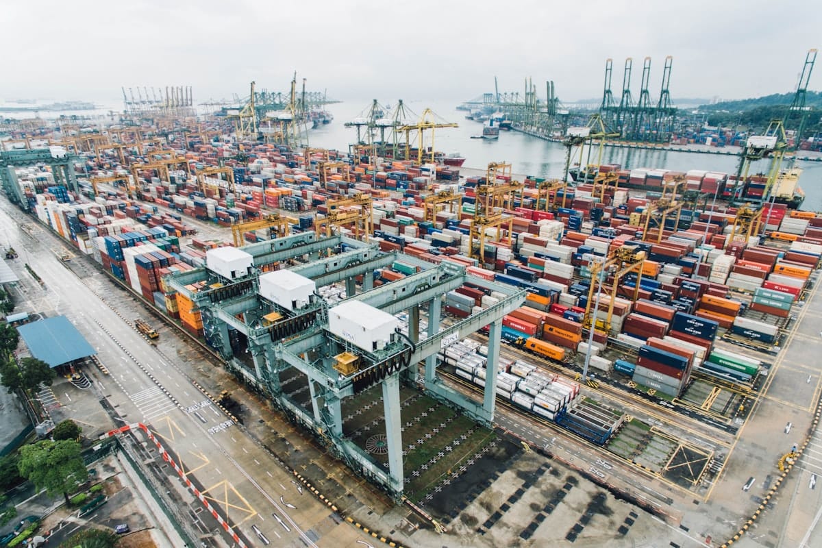 Container terminal operations supporting global cargo movement